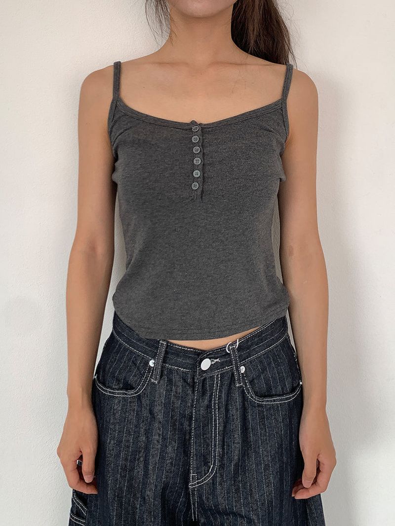 BUTTON FIT SLEEVELESS (6C)