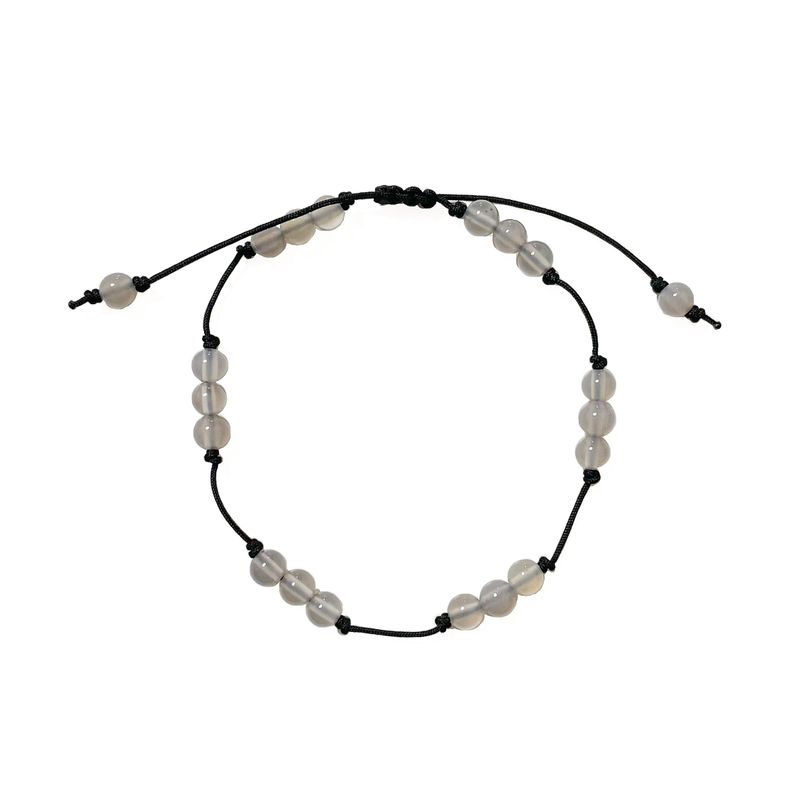 mOzi（モジ）の「Gray gemstone bracelet（Accessories）」