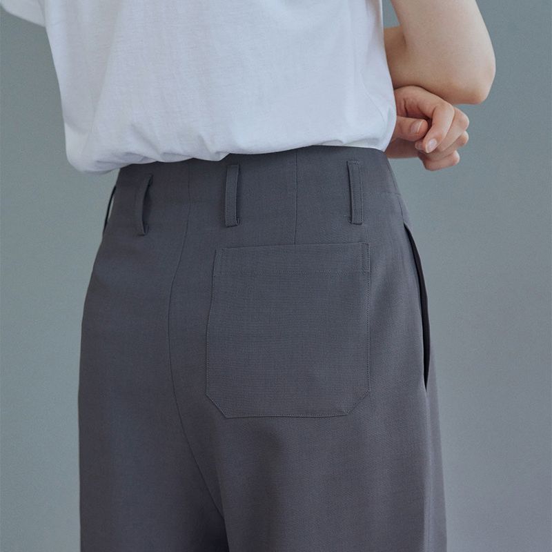 Belt loop straight slacks