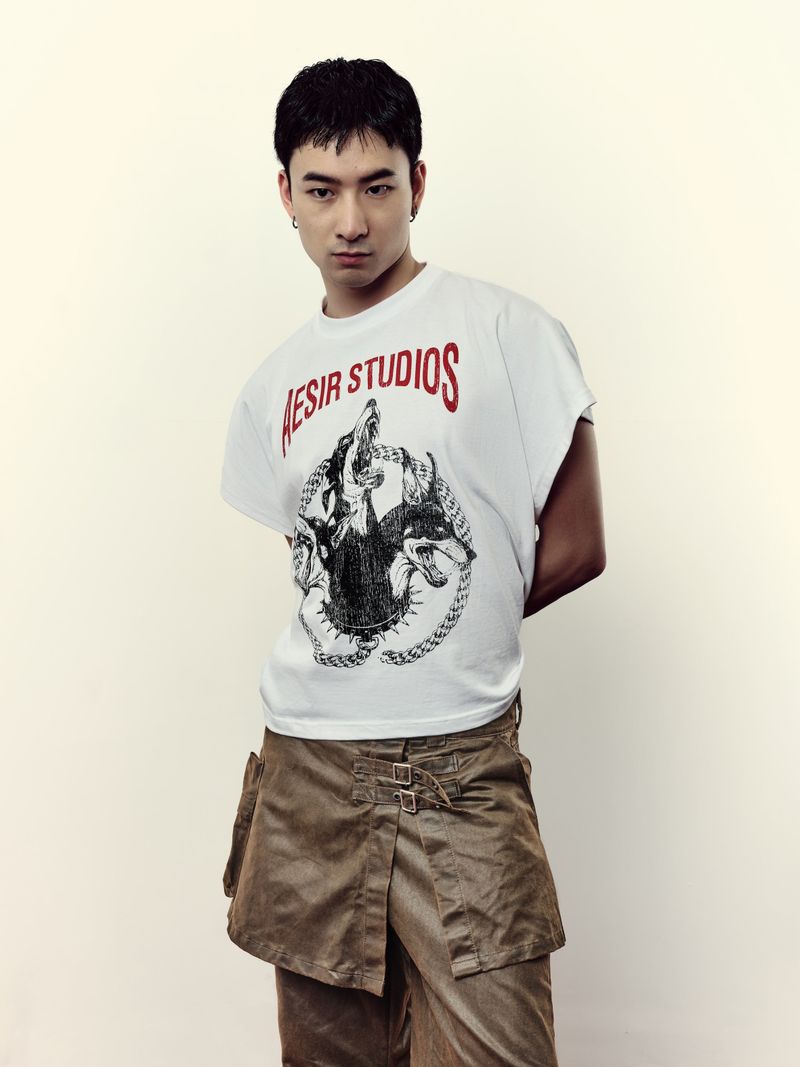 MEN – CERBERUS – Oversize Cropped Tank Top
