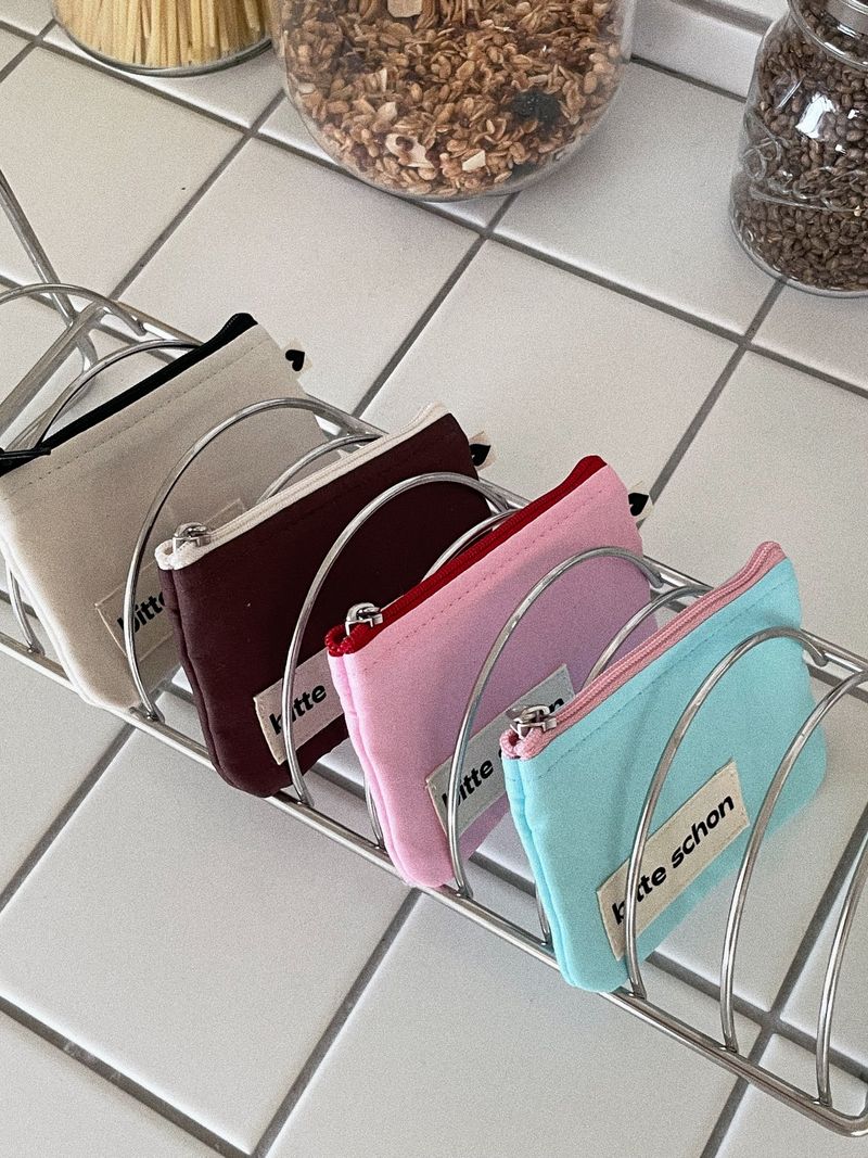 Label pouch-pink