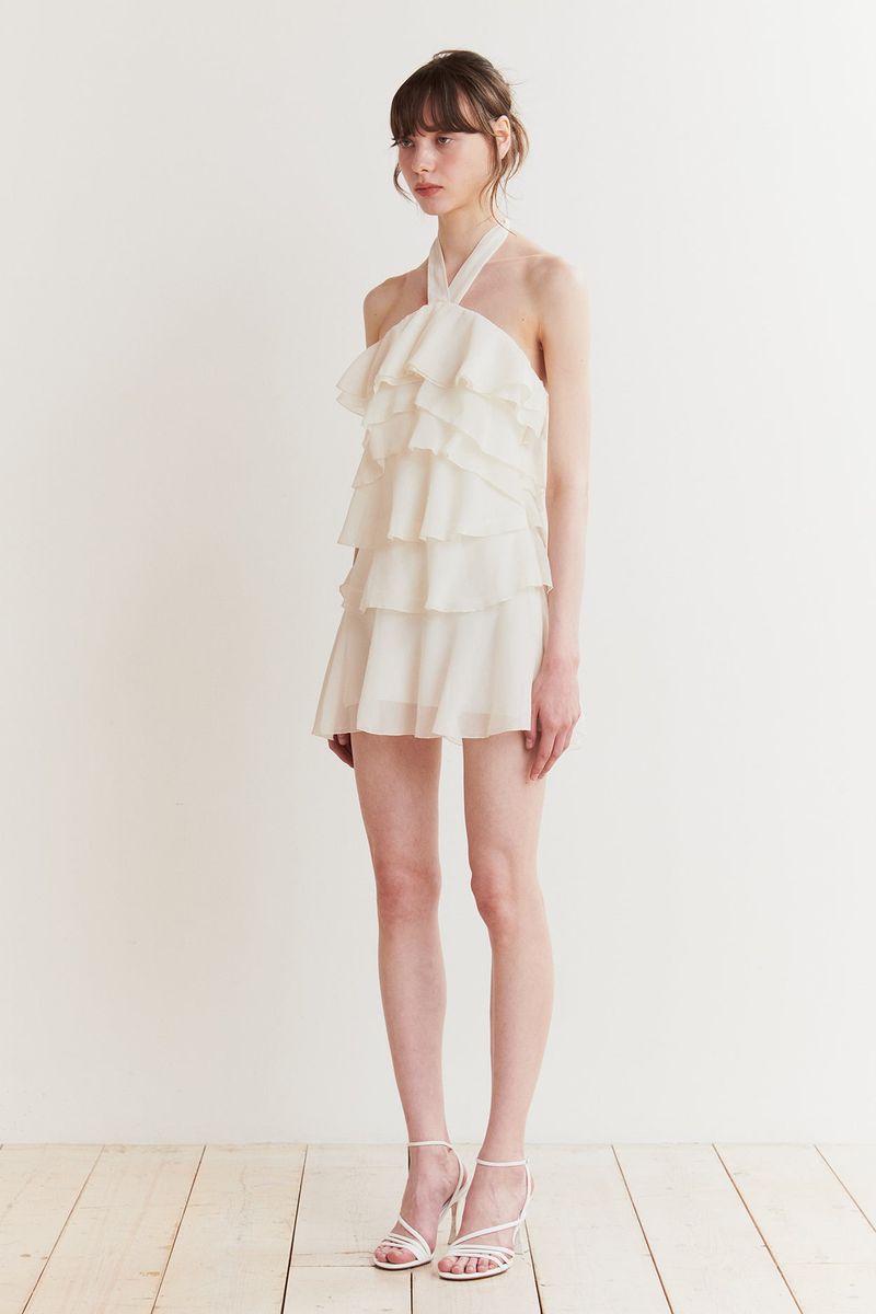 BALLON DRESS ivory