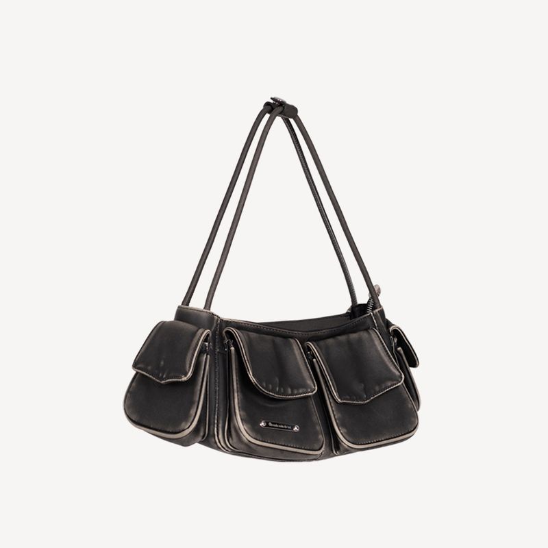 OUT POCKET SHOULDER BAG