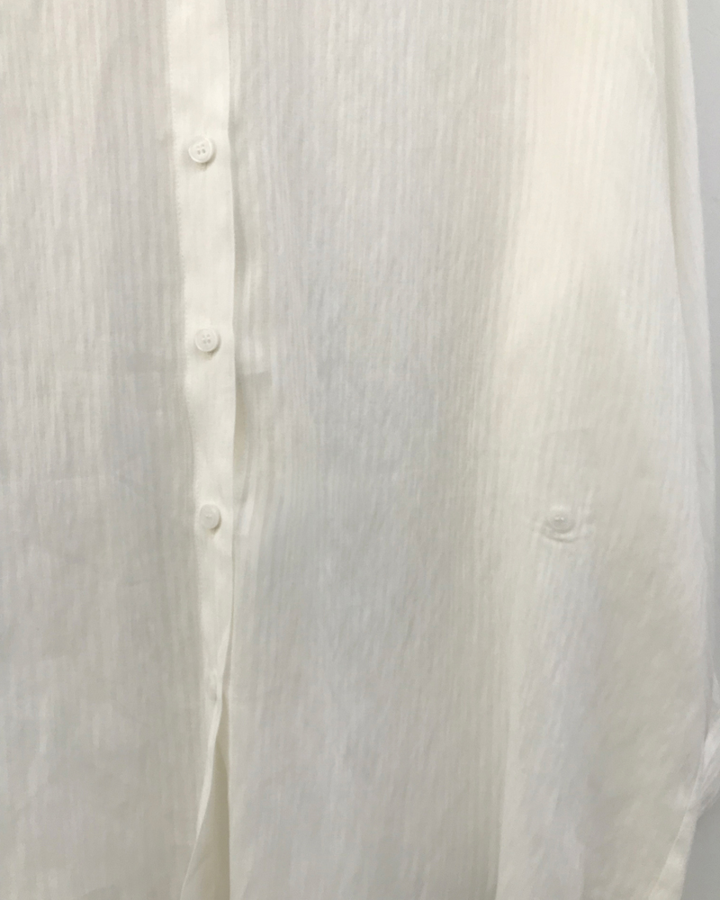 Marley Stripe Sheer Shirt (2color)