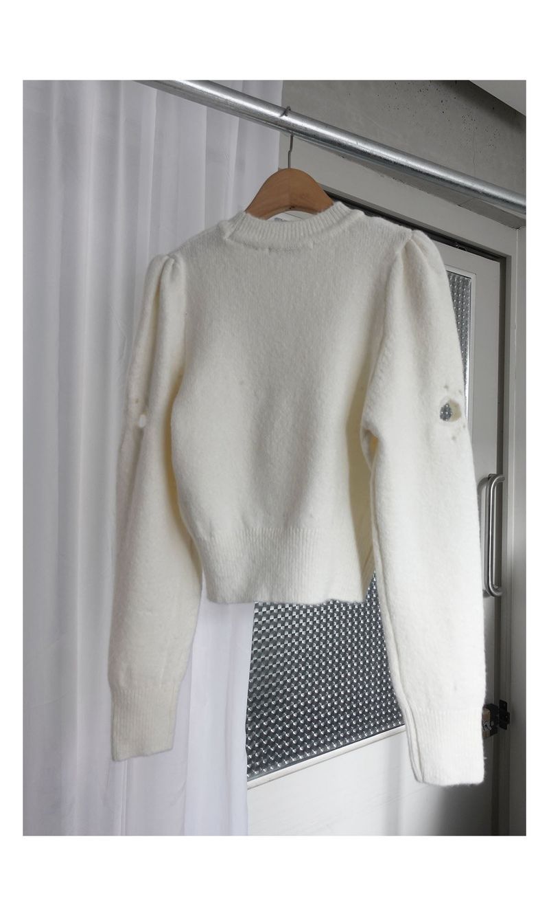 snow bell eyelet knit (2C)