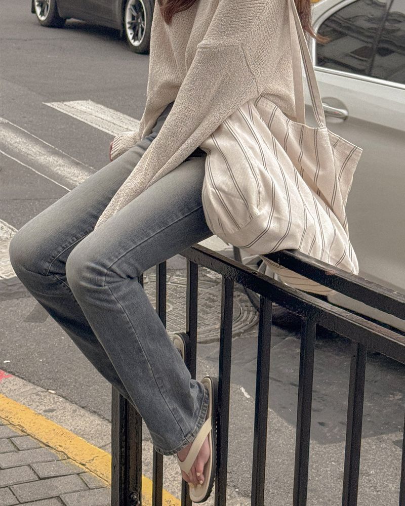 Lure linen loose fit knitwea