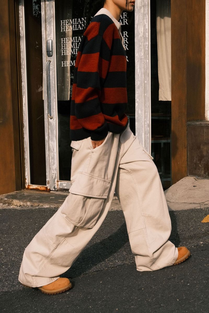 COTTON DART CARGO PANTS