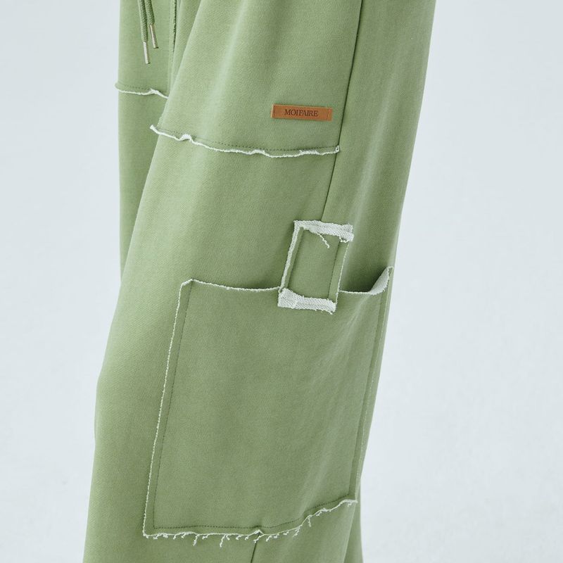 PIGMENT DYEING SWEATPANTS / GREEN