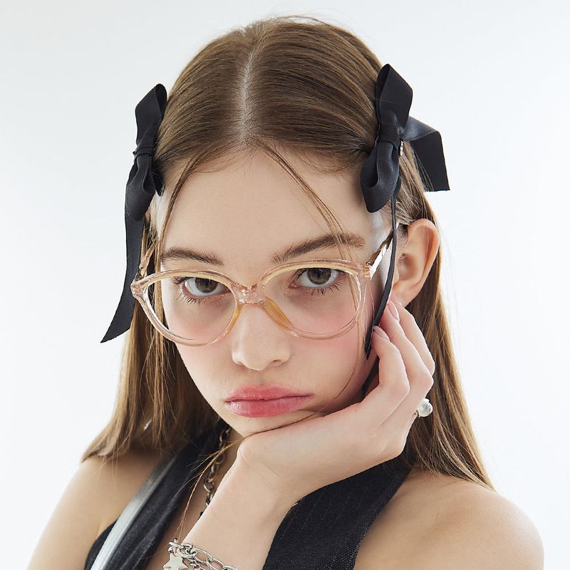 VVV（ブイブイブイ）の「[SET] Satin Mid Ribbon Hair Clip Pins_Black（Hair Accessories）」