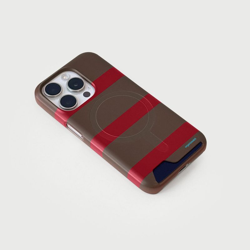stripe phone case (red)