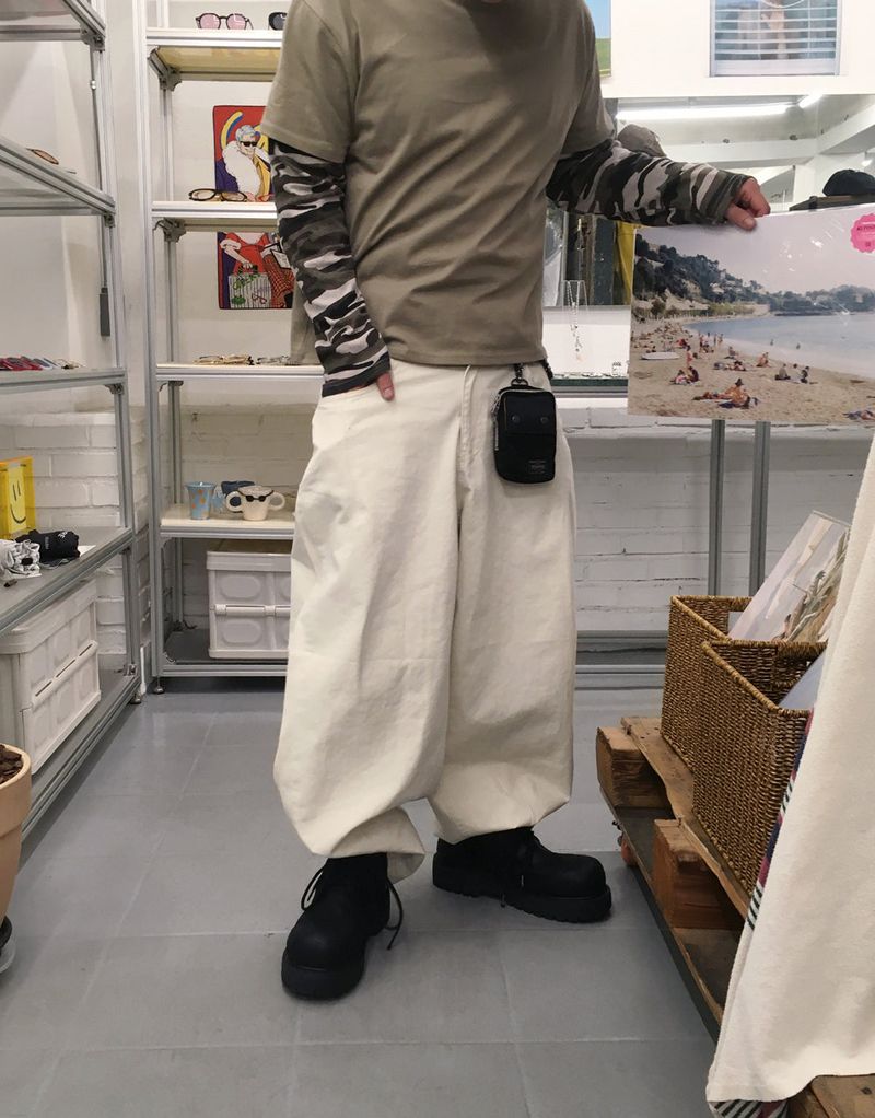 No.1599 H C washing PT (4color)