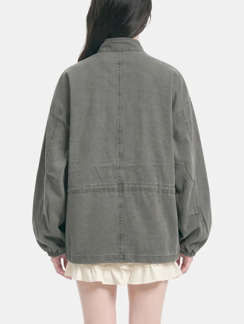 Safari Washed Flap Pocket Jumper