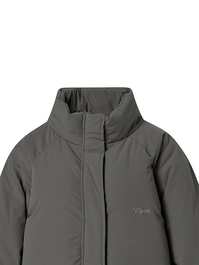 LONG DOWN PUFFER KHAKI BROWN