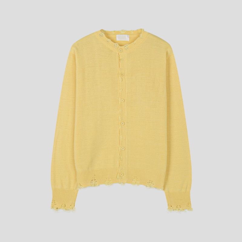 Peak Damage Crop Cardigan (4c)