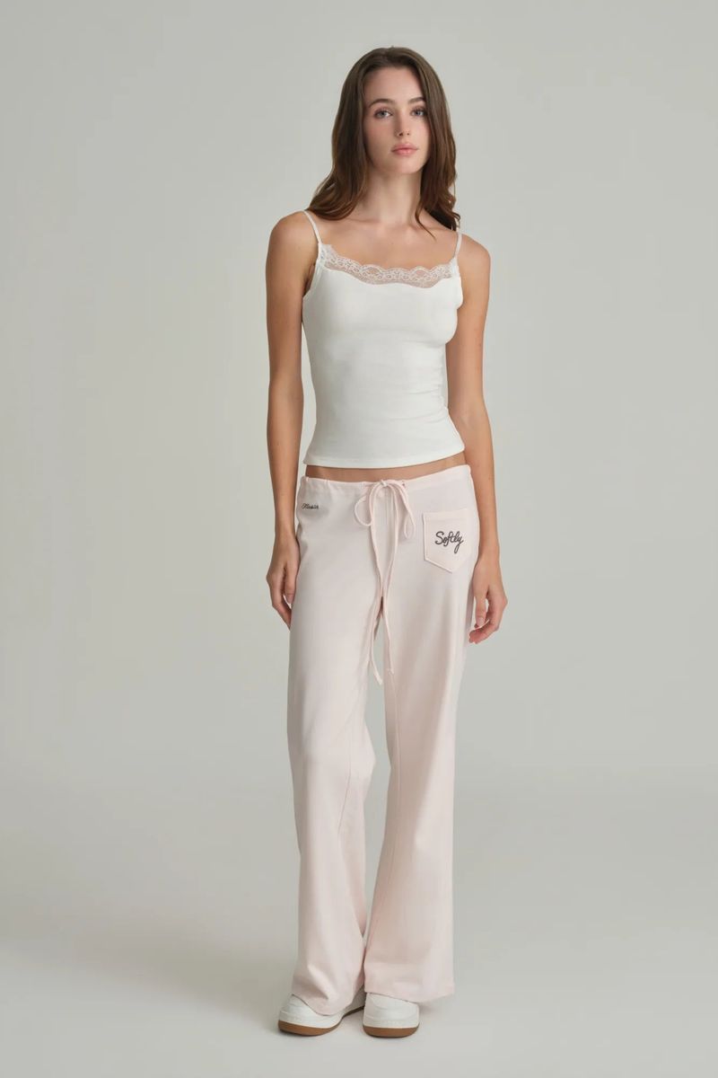 Swan lace sleeveless, White