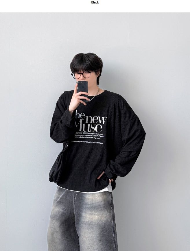 YOURNUS(ユアナス)の「Synth Knit Long Sleeve(Tops)」