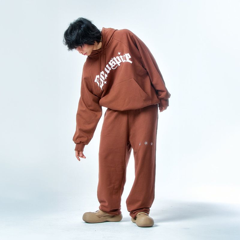 Logo Sweat Pants Brown
