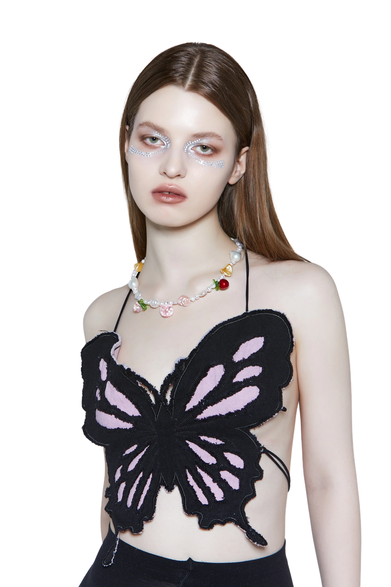 fruity pearl necklace