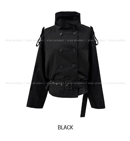 Penner Belted Short Trench Jacket