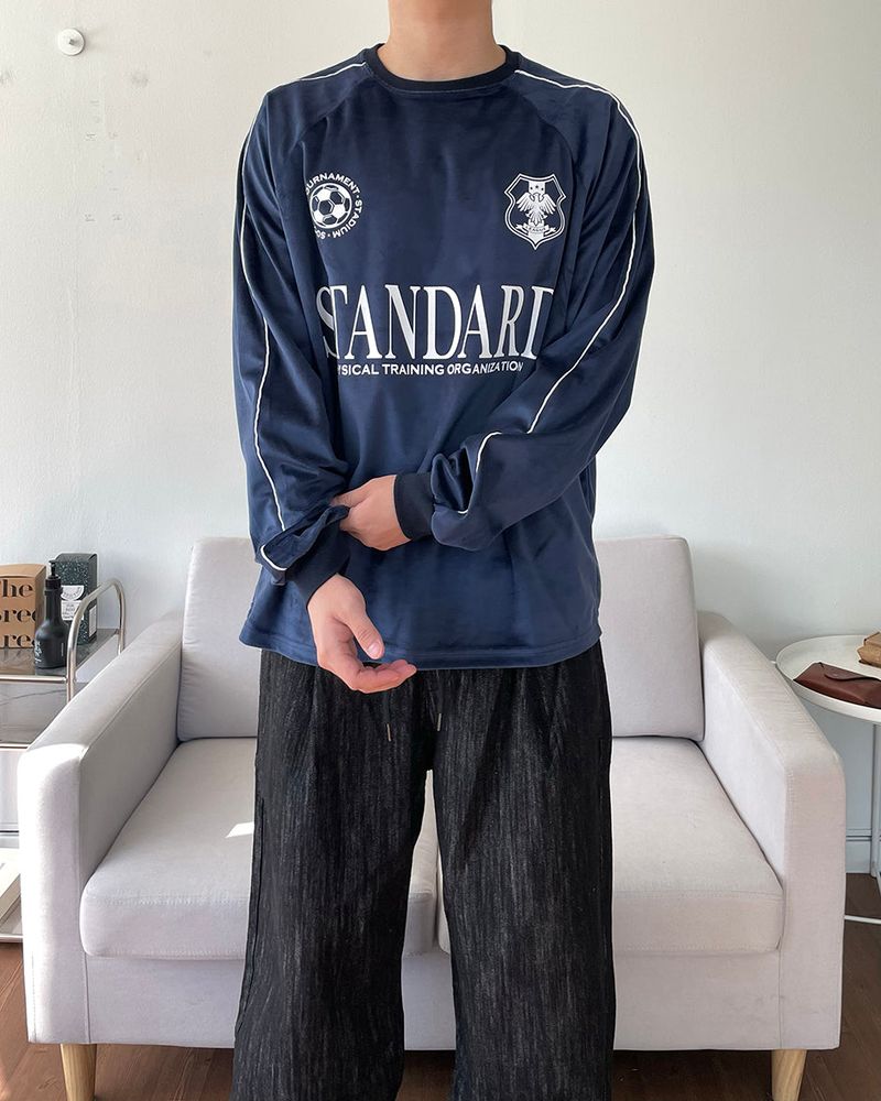 Velvet Soccer Long-Sleeved T-shirt