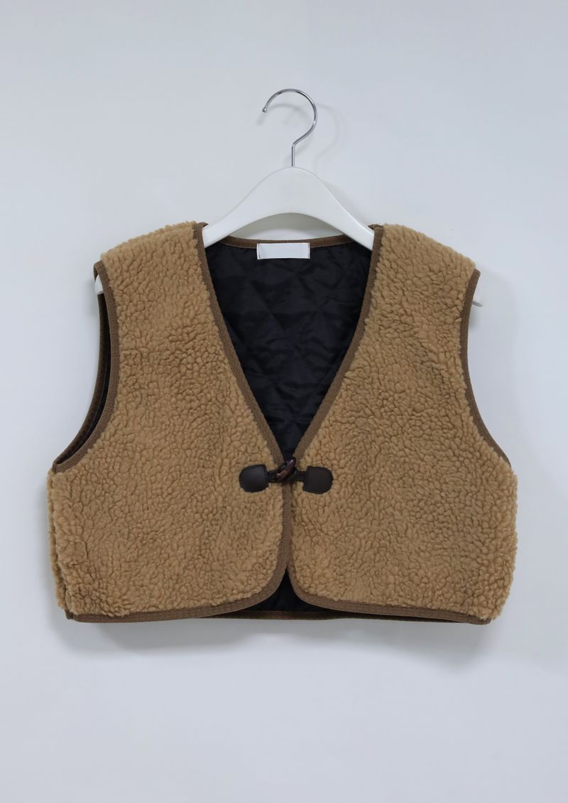 Bubbly Fur vest(4colors)
