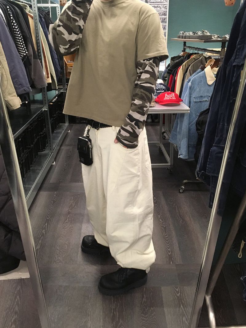 No.1599 H C washing PT (4color)