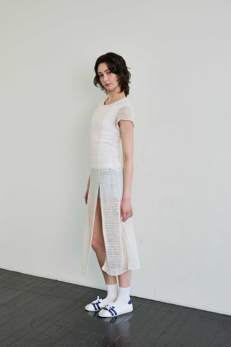 WITTY KNIT ONE-PIECE / IVORY