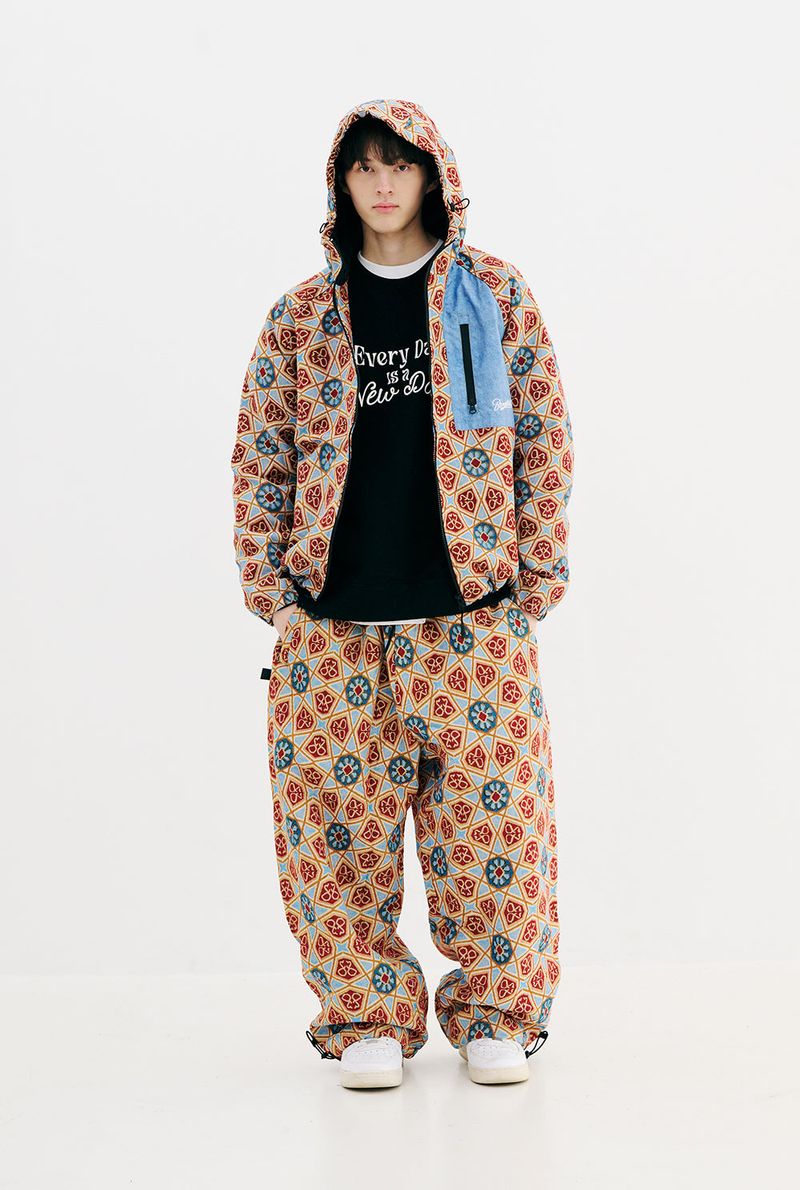 ETHNIC HOODED JACKET
