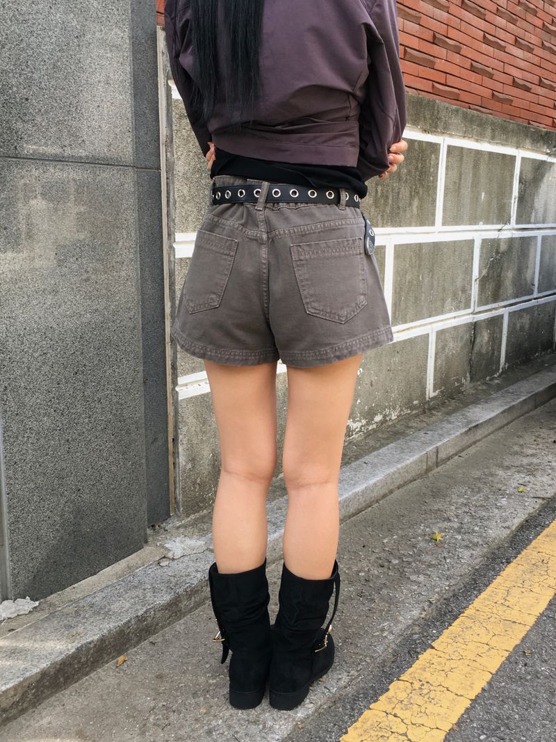Tart-Washed Cargo Pocket Short Pants (4c)