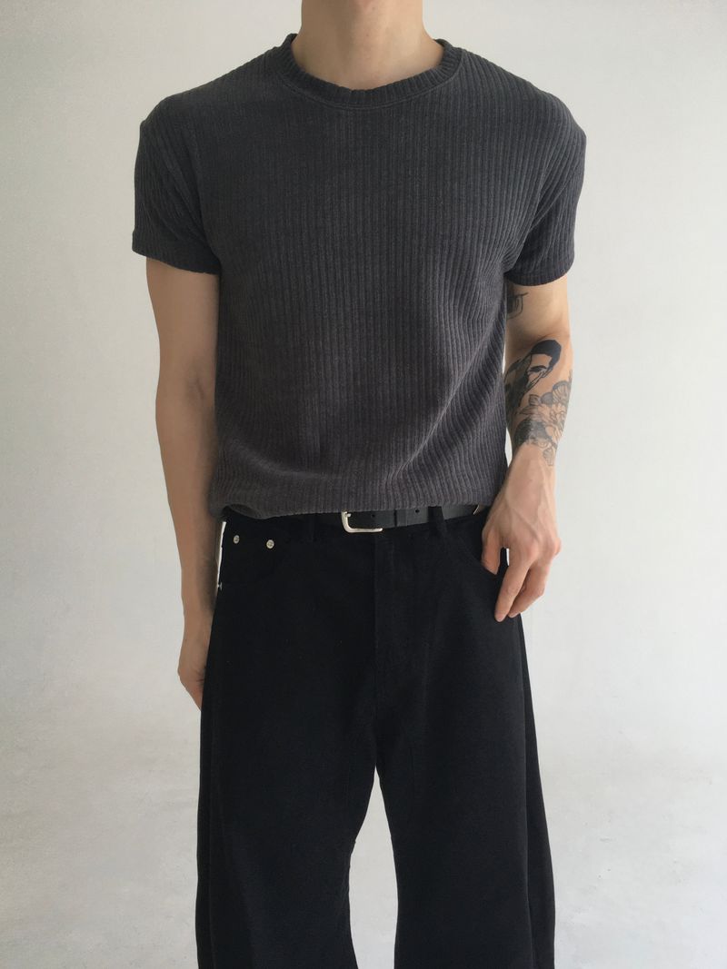 crop ned short sleeve(3colors)