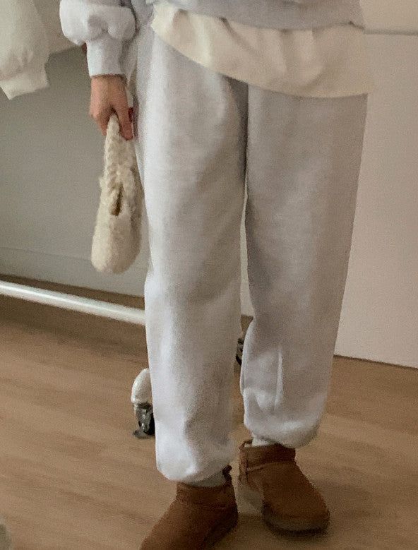 Daily Lettering Hoodie + Jogger Pants Set (3color)