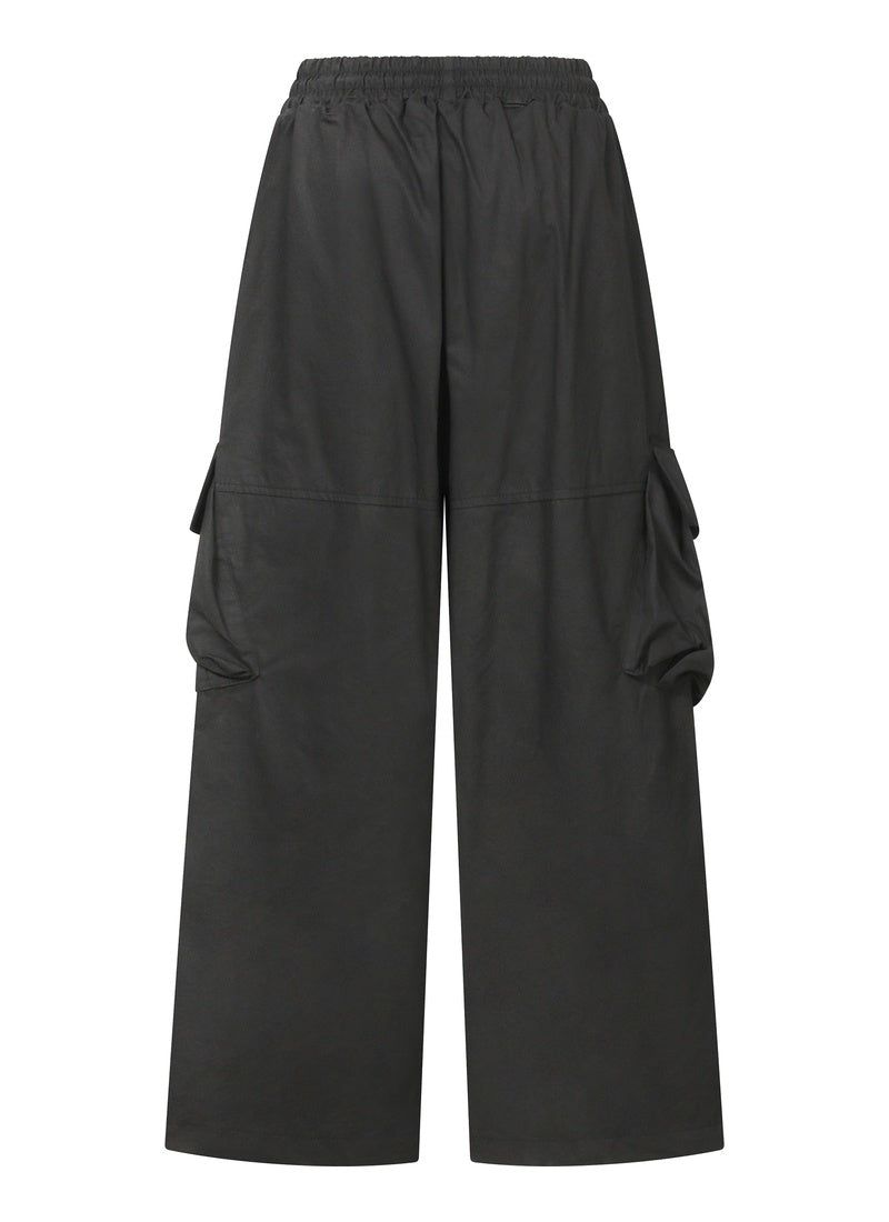 BIENNO PARACHUTE WIDE CARGO PANTS (2COLOR)