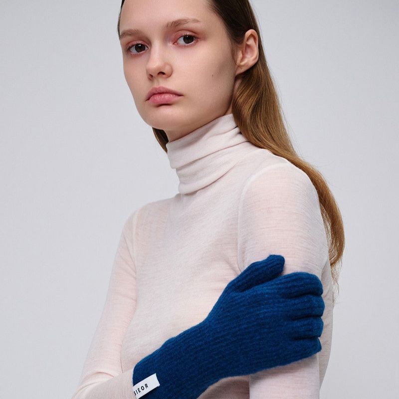 TRIKXI muffler gloves set_navy
