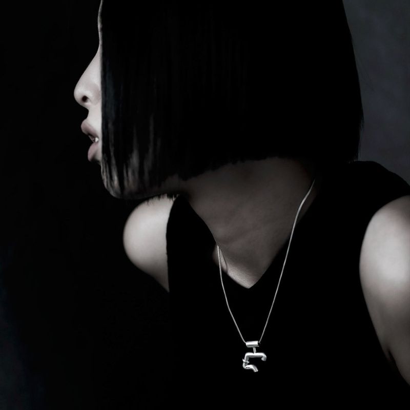 [ORDER MADE] CUTTING PIPE B-TYPE NECKLACE