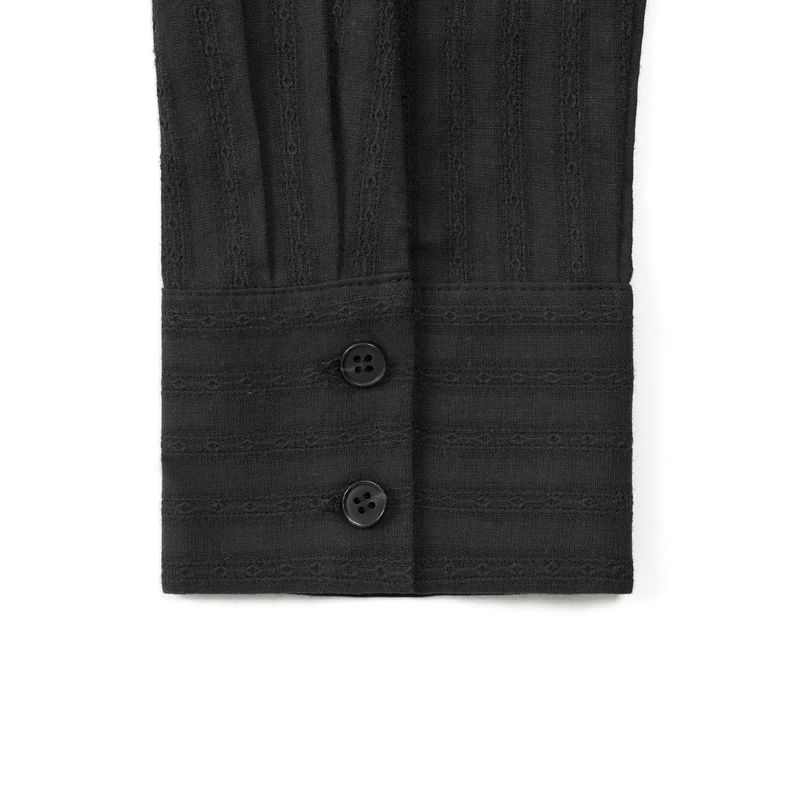 REGULAR FIT BELT SHIRTS (BLACK)
