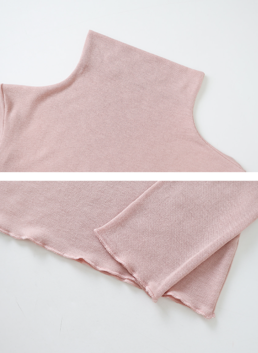BR Layered Wave Turtle Neck T-shirt (7color)