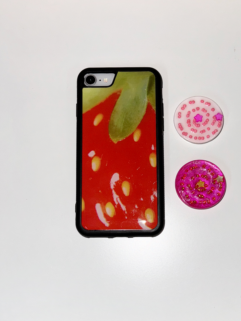 Strawberry epoxy case - Red