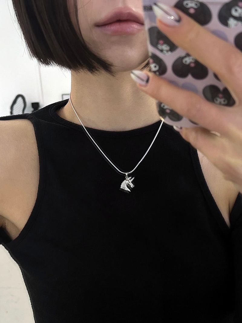 [925silver] Unicorn necklace