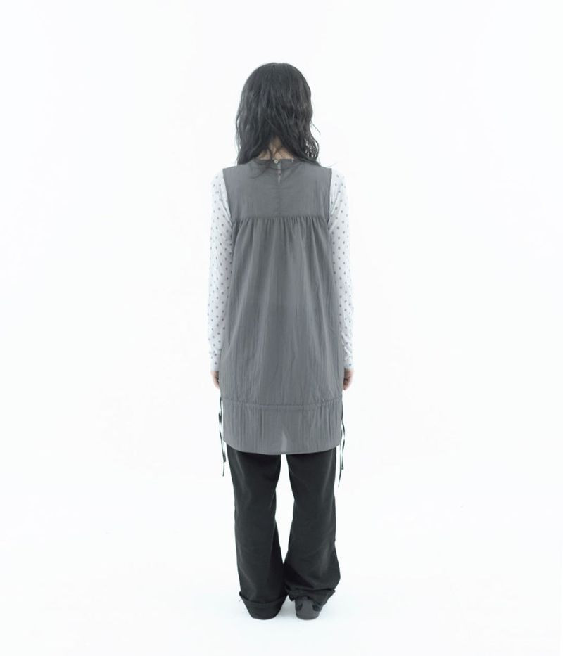 [fiebre] sheer 2way sleeveless top 