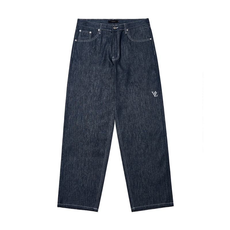 VARZAR(バザール)の「3D Monogram Rain Coating Slub Denim Pants Blue(Pants)」
