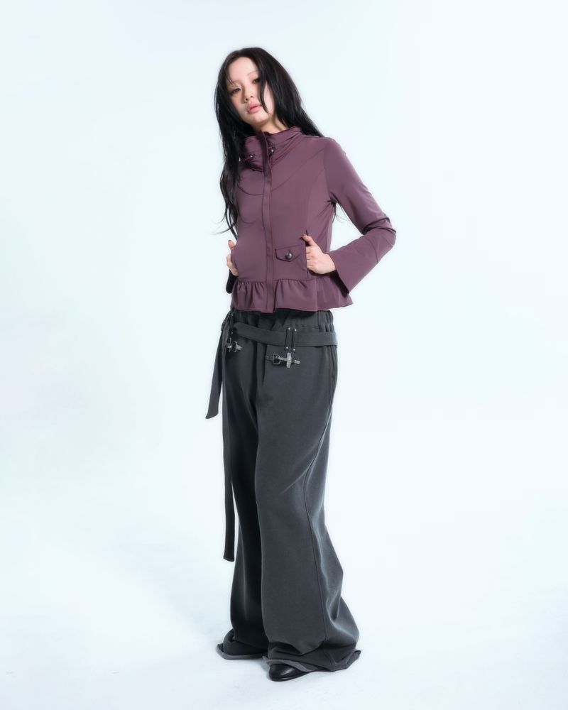 Buckle Sweatpants - Pigment Black
