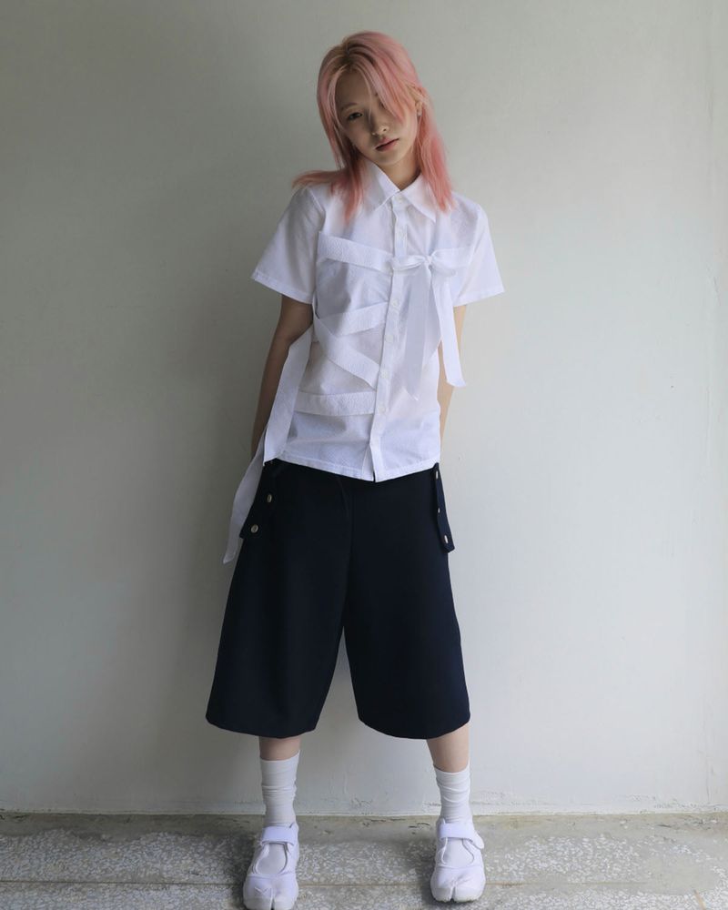  BANDAGE SHIRTS WHITE