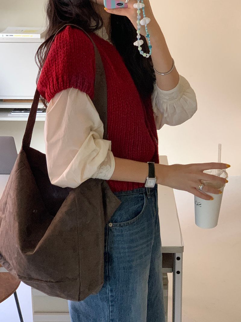[MADE] LoHeart Puff Mini Cardigan