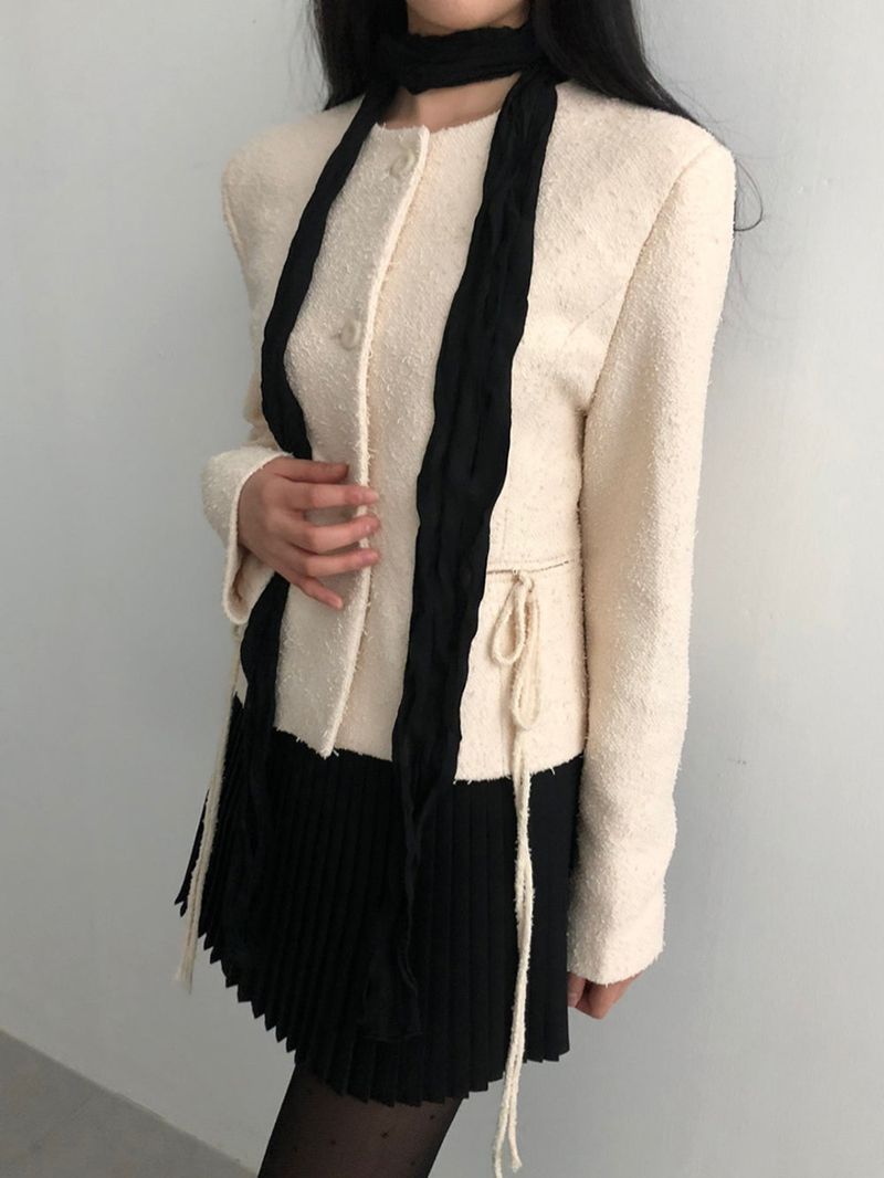wrinkle scarf (2colors)