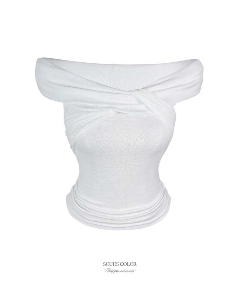 SOUL'S COLOR（ソウルズカラー）の「Selene Twist Wrap Top (3color)（Tops）」