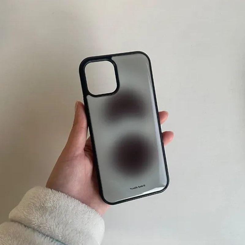Fog Brown Gradient Epoxy Bumper Case
