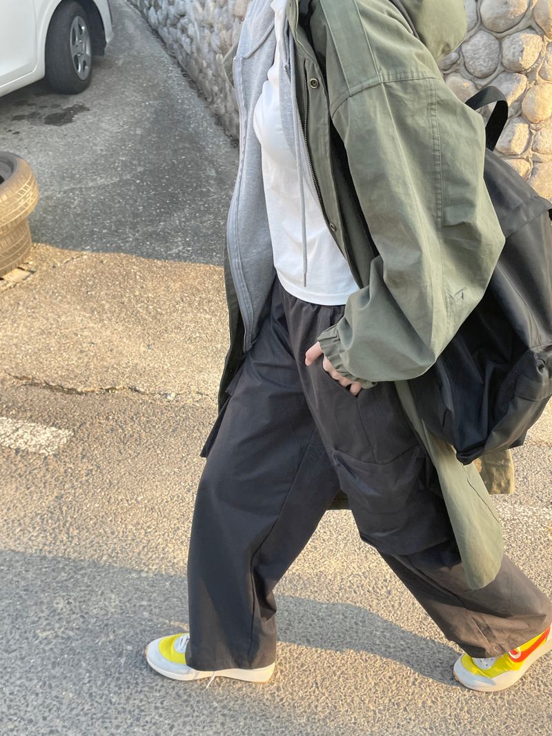 Pelee ash cargo pants