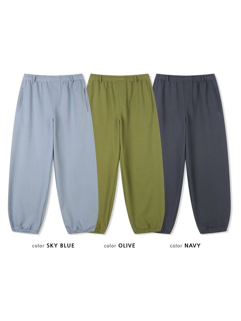 Basic Belted Jogger Pants 3COLOR