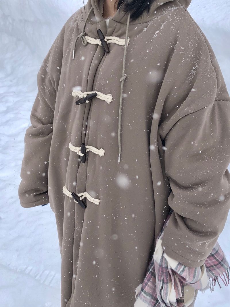 Aomori hood duffle coat