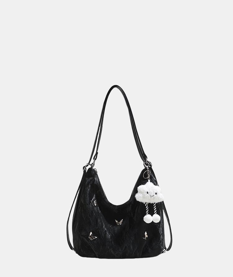 Cloud Doll Keyring Included Buttefly Plated Ribbon Balletcore bag